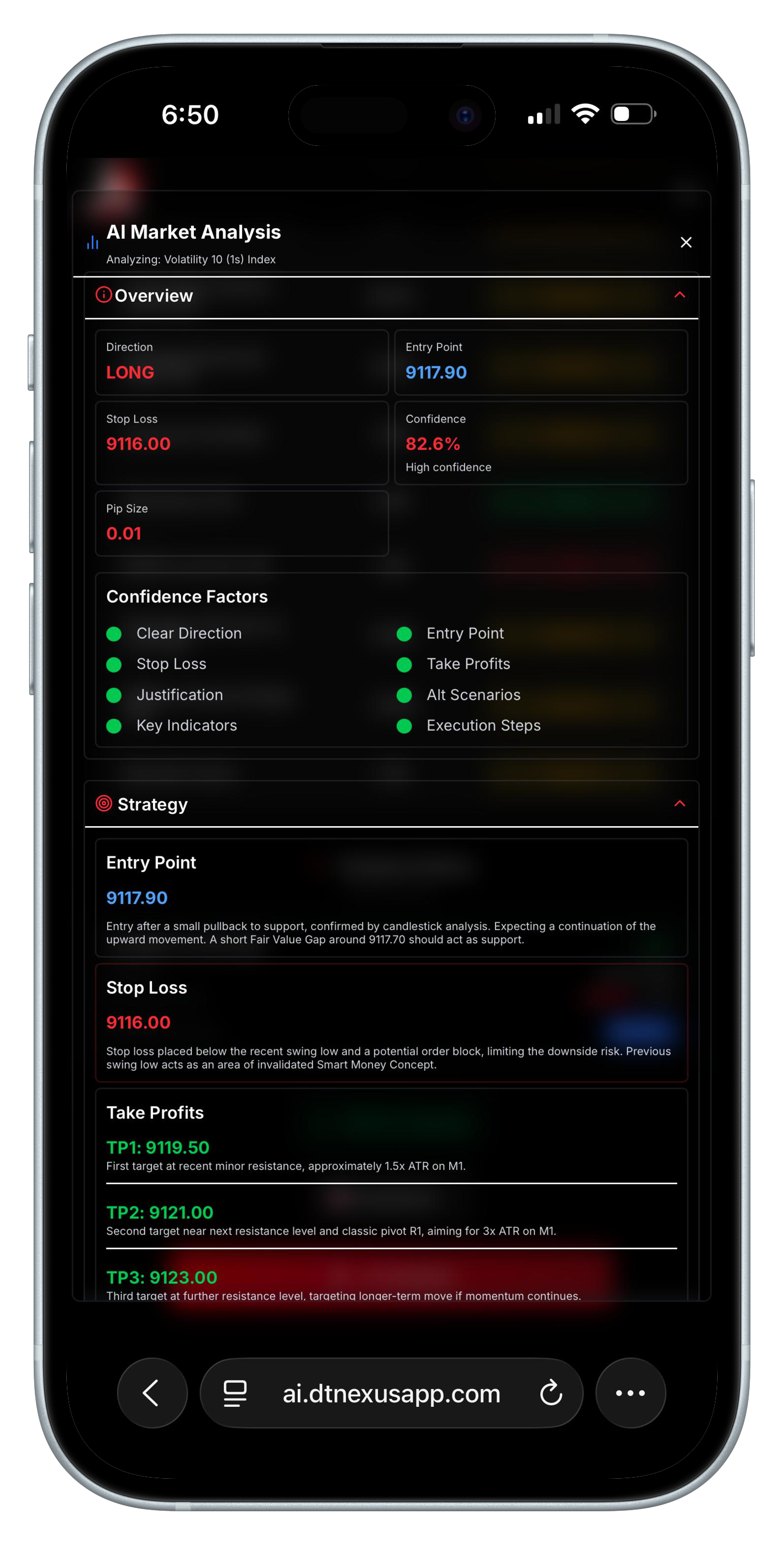 AI Trading Assistant screenshot